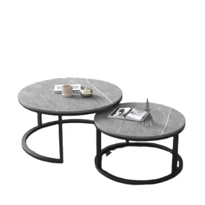 Modern Nested Small Log Side End Coffee Table Bedroom Living Room Furniture