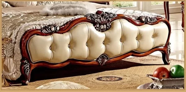 modern european solid wood bed 2 people Fashion Carved  1.8 m bed  french bedroom furniture 85256 - Image 14