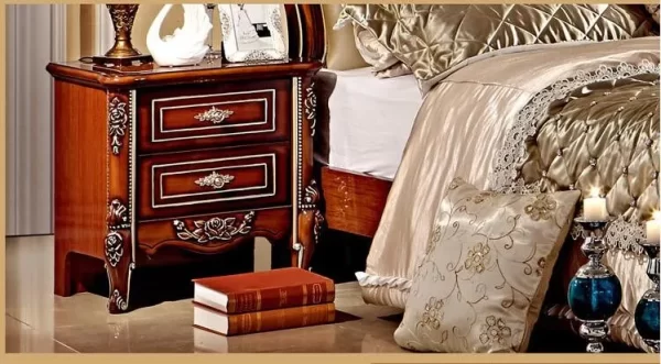 modern european solid wood bed 2 people Fashion Carved  1.8 m bed  french bedroom furniture 85256 - Image 16