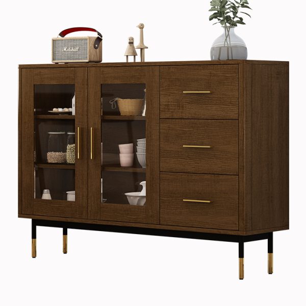 XL Tea Side Cabinet Kitchen Locker Living Room Cabinet against the Wall Burlywood Side Cabinet - Image 11