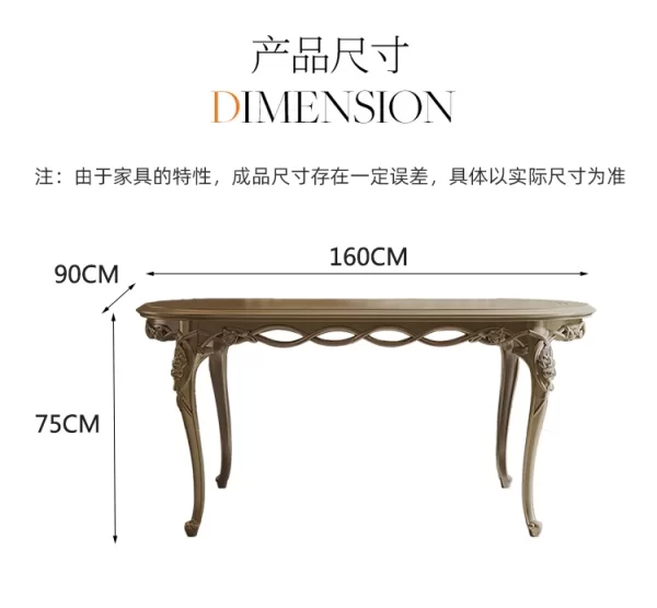 Modern Luxury Dining Table European Organiser Design Center Dining Table Home Wood Tavoli Da Pranzo Living Room Furniture - Image 24