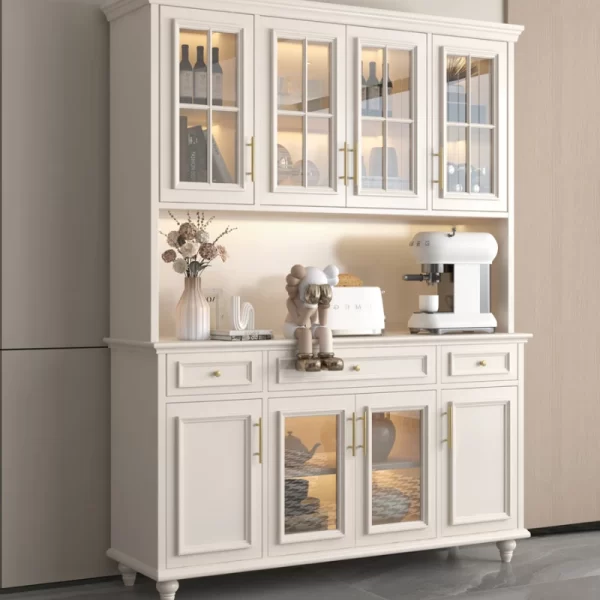 Buffet Cabinet Kitchen Dining Room Sideboard Space Saving Furniture Accent Island Aesthetic Armoire De Cuisine Vitrinas - Image 4