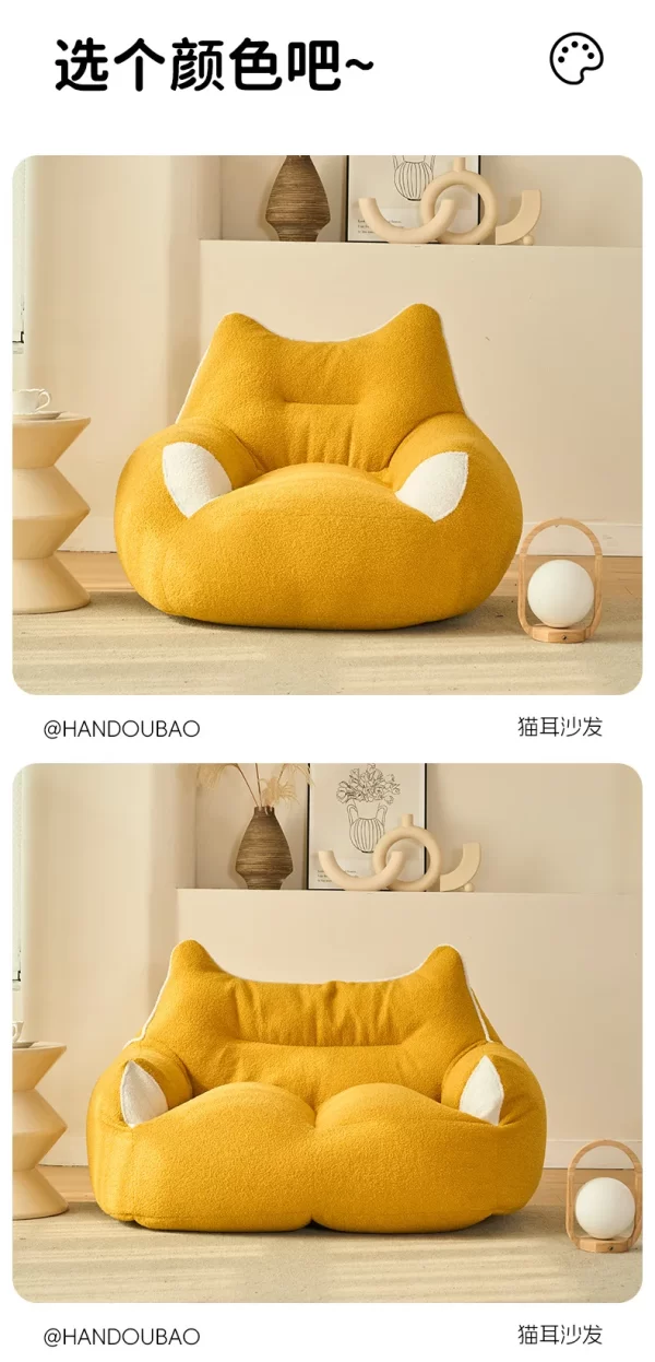 Totoro Lazy Sofa Cute Can Lie Can Sit Sofa Reading Area Single Sofa Furniture - Image 20