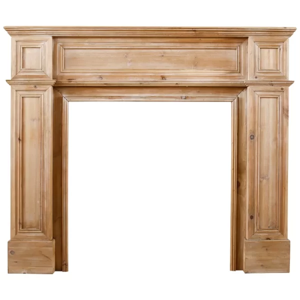 American solid wood fireplace decorative cabinet B & B retro French European fireplace rack - Image 7