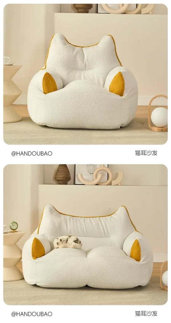 Totoro Lazy Sofa Cute Can Lie Can Sit Sofa Reading Area Single Sofa Furniture - Image 23