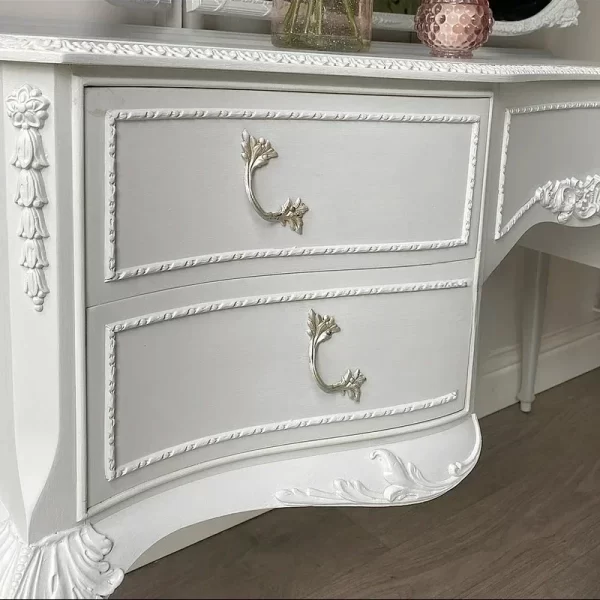 Nordic Storage Dresser Drawers White Aesthetic Luxury Wood Hotel Makeup Table Bedroom Women Mesa De Maquillaje Dresser Furniture - Image 5