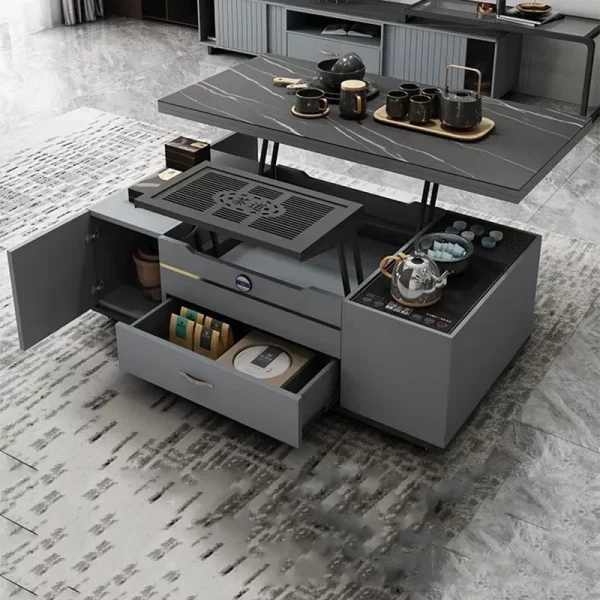 Multi Function Lift Top Coffee Table Modern Luxury Living Room Storage Coffee Table Unique Simple Muebles Auxiliares Furniture - Image 5