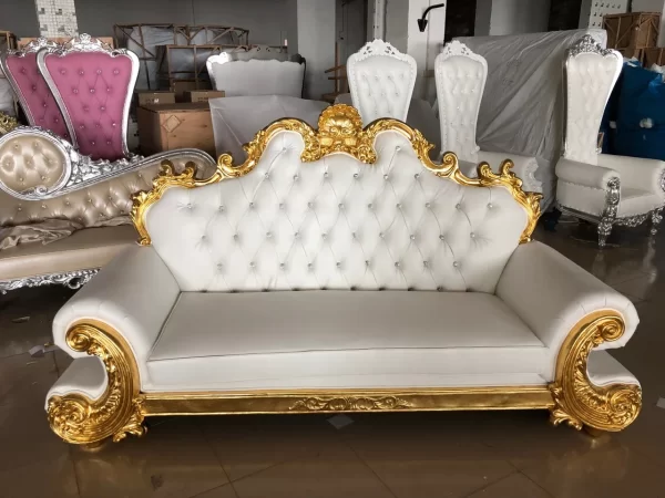 Factory direct sales European carved sofa, wedding sofa KTV bar club sofa - Image 10