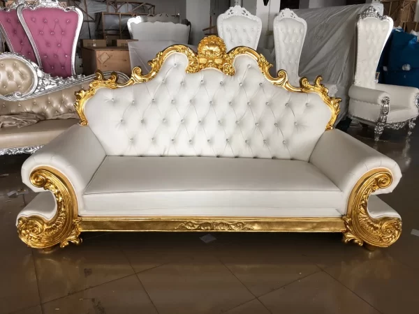 Factory direct sales European carved sofa, wedding sofa KTV bar club sofa - Image 9