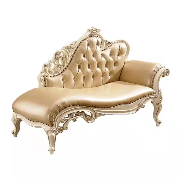 Concubine recliner American solid wood concubine couch bedroom beauty couch living room single leather small sofa European concu
Living room chaise.