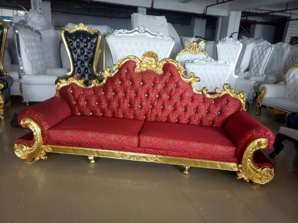 Factory direct sales European carved sofa, wedding sofa KTV bar club sofa - Image 7