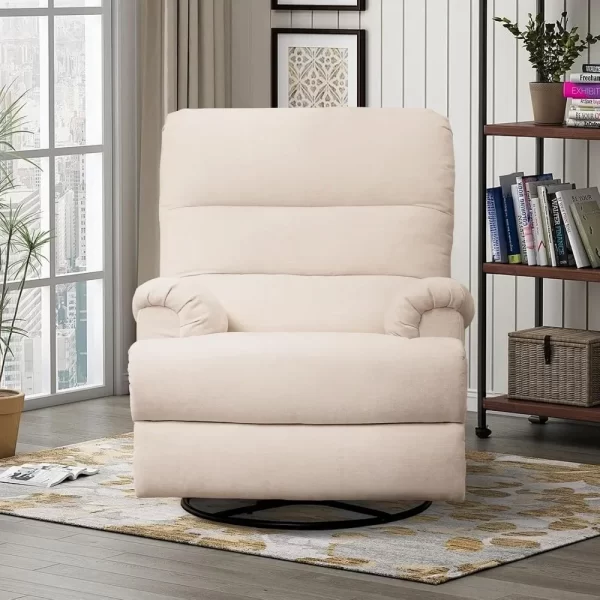 Large Swivel Rocker Recliner Chair,Glider Rocker Recliner,Lazy Recliner Chair with High Back,for Living Room,Living Room Chairs - Image 6