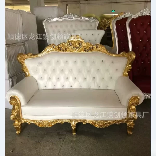 Manufacturer wholesale, European hotel sofa, wedding double sofa, beauty club cafe leisure sofa