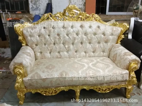 Manufacturer wholesale, European hotel sofa, wedding double sofa, beauty club cafe leisure sofa - Image 8