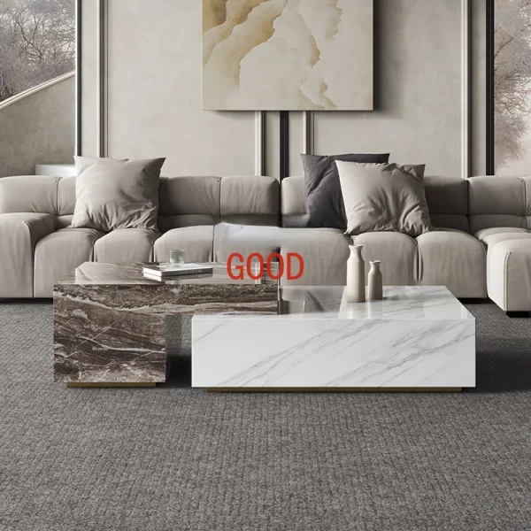 Marble Coffee Table Living Room Home Large Apartment Modern Minimalist Italian Minimalist Square Silent Style - Image 3