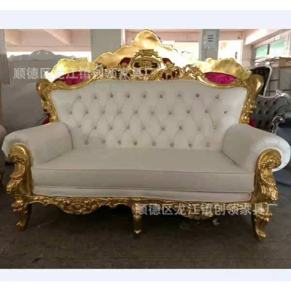 Manufacturer wholesale, European hotel sofa, wedding double sofa, beauty club cafe leisure sofa - Image 3