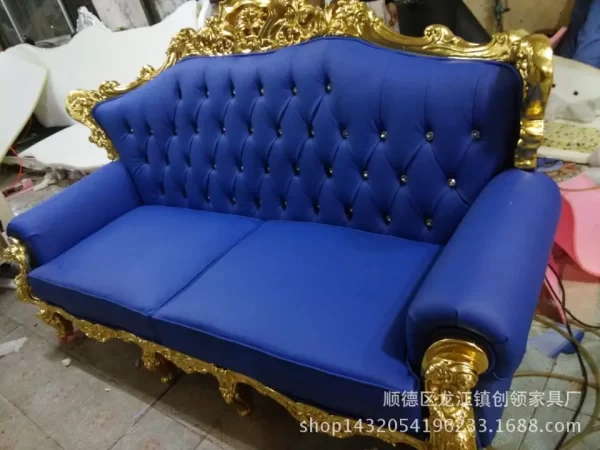 Manufacturer wholesale, European hotel sofa, wedding double sofa, beauty club cafe leisure sofa - Image 6