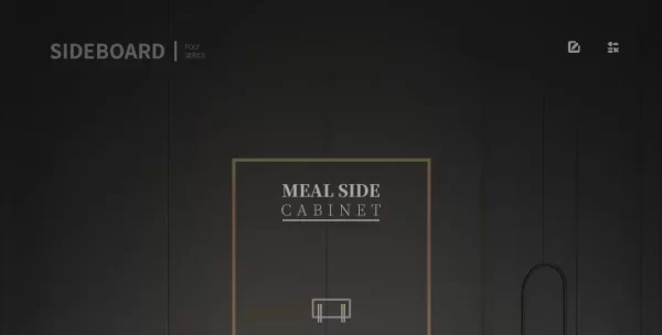 Luxury Style Stone Plate Dining Edge Tea Cabinet Modern Minimalist Living Room Dining Room Dark Green Hallway Side Cabinet - Image 13