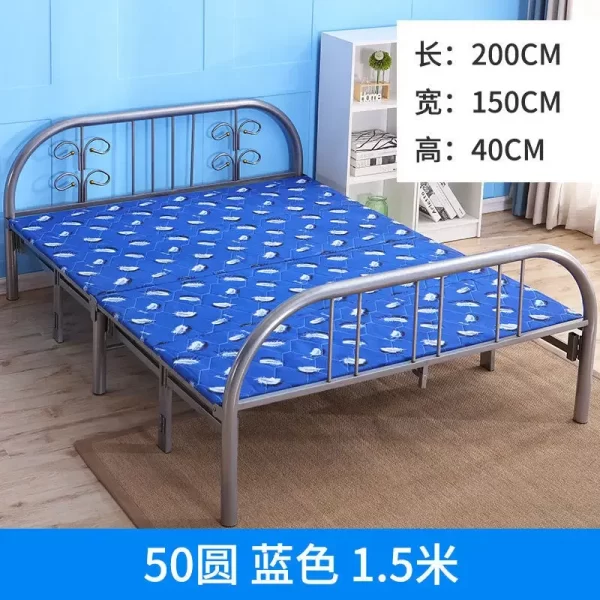 Professional comfortable foldable kids bed for home school children metal steel bedroom furniture - Image 9