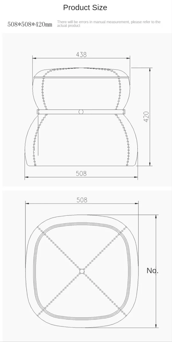 Living Room Small Stool Italian Light Luxury Creative Fashion Sofa  Coffee Table Short Leather Pier Solid Wood Change Shoes - Image 31