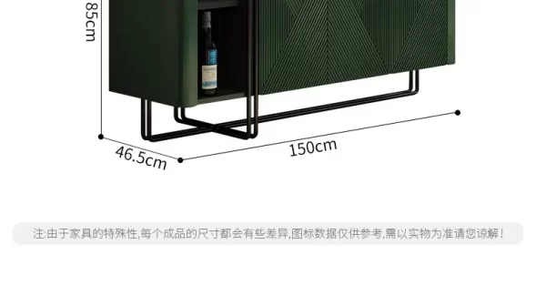 Luxury Style Stone Plate Dining Edge Tea Cabinet Modern Minimalist Living Room Dining Room Dark Green Hallway Side Cabinet - Image 42