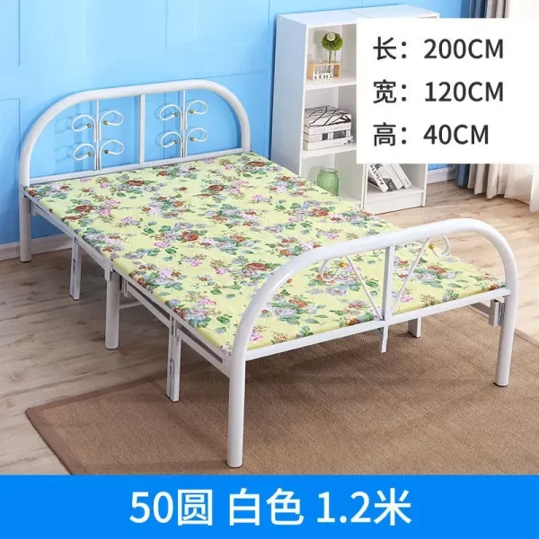 Professional comfortable foldable kids bed for home school children metal steel bedroom furniture - Image 14