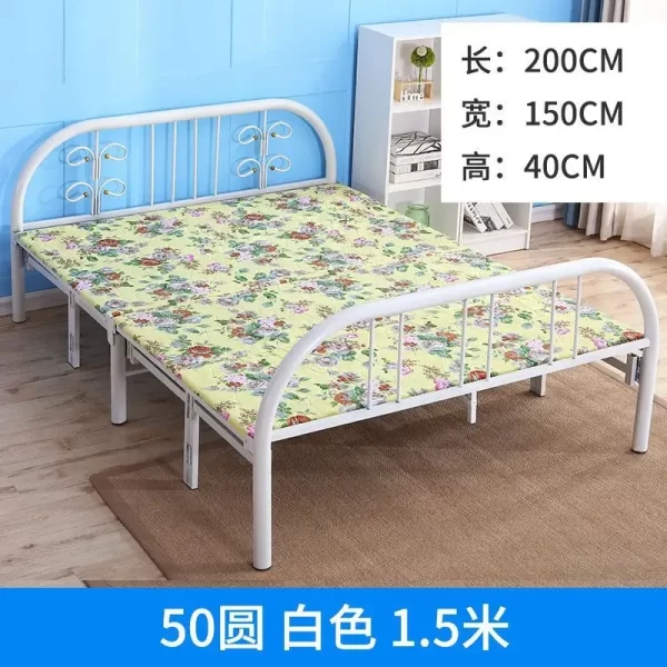 Professional comfortable foldable kids bed for home school children metal steel bedroom furniture - Image 13