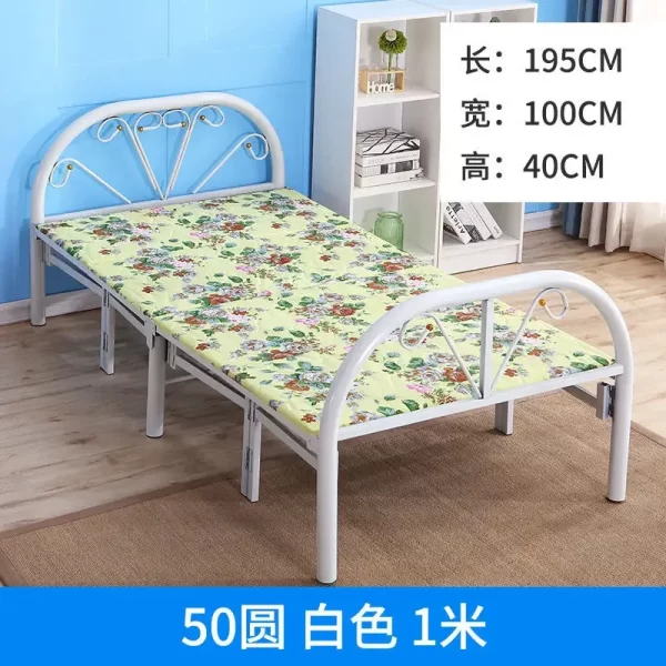 Professional comfortable foldable kids bed for home school children metal steel bedroom furniture - Image 6