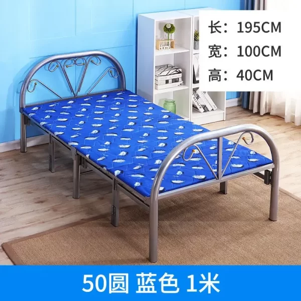 Professional comfortable foldable kids bed for home school children metal steel bedroom furniture - Image 7