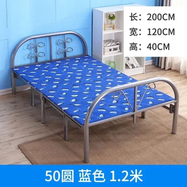 Professional comfortable foldable kids bed for home school children metal steel bedroom furniture - Image 8