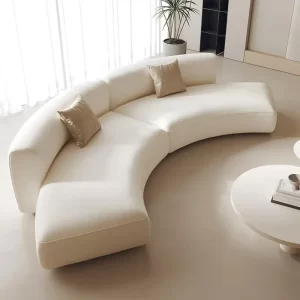 Semicircular curved sofa small apartment clothing store beauty salon hotel office business rest area