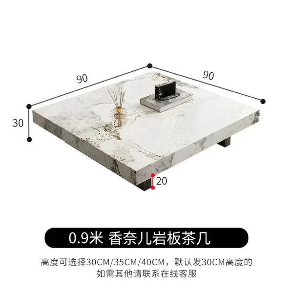 Designer Fashion Coffee Tables Small Mini Nordic Outdoor Coffee Table Low Hallway Table Basse Pour Salon Living Room Furniture - Image 9