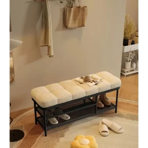 Oil wind shoe change stool household small apartment