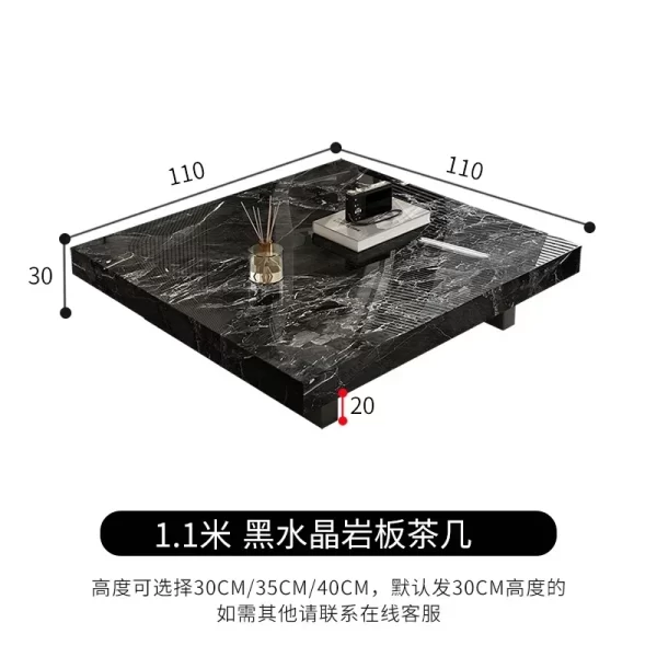 Designer Fashion Coffee Tables Small Mini Nordic Outdoor Coffee Table Low Hallway Table Basse Pour Salon Living Room Furniture - Image 18