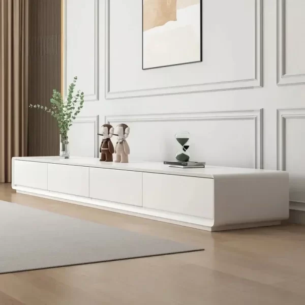 Nordic Wooden TV Cabinet Modern Simple Household Small Apartment Floor TV Stand Light Luxury Muebles Living Room Furniture - Image 2