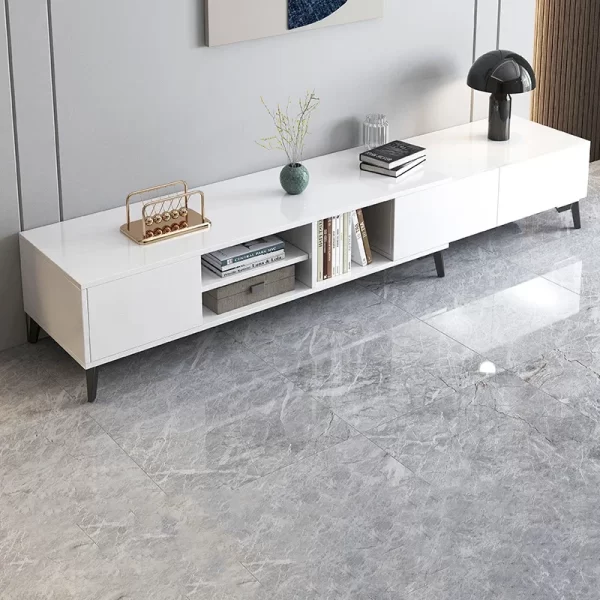Black Storage Tv Stand Premium Simple Luxury Minimalist Tv Cabinet Simple Stylish Mobili Per La Casa Living Room Furniture - Image 6