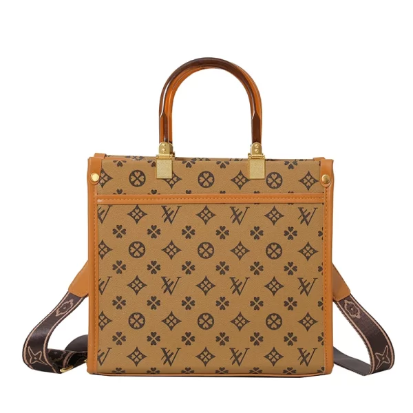 European and American Style Women's Fashionable Printed Single-shoulder Bag, Multi-functional Handbag Bag - Image 9