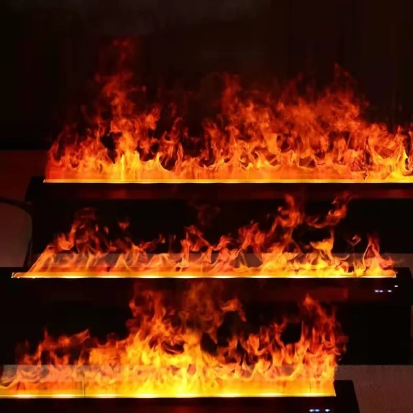Insert Neon Flame Decorative 40 Inch 3d Vapor Steam Heater Water Fireplace - Image 2