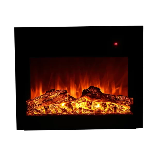 French-Operating Remote Control LED Display Electric Fireplace Heated Mantel Freestanding Indoor Use for Household - Image 4