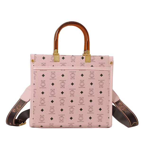 European and American Style Women's Fashionable Printed Single-shoulder Bag, Multi-functional Handbag Bag - Image 8