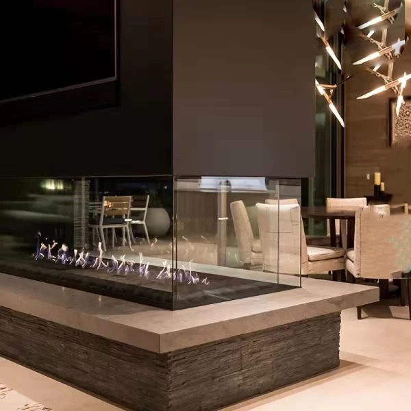 Insert Neon Flame Decorative 40 Inch 3d Vapor Steam Heater Water Fireplace - Image 4