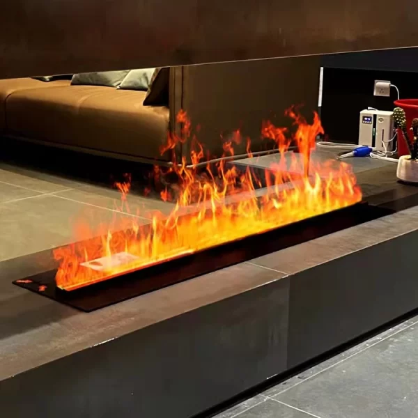 Luxury 700mm Built in Electric 3d Vapor Steam Mist Water Fireplace 27 Inch - Image 2
