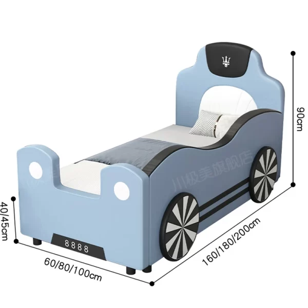 Cute Unique Modern Childrens Bed House Luxury Pretty Comferter Loft Kids Bed Baby Villa Camas De Dormitorio Bedroom Furniture - Image 6