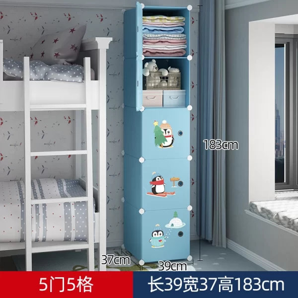 Organizer Baby Cabinets Wardrobe Children's Room Storage Cabinet Cabinets Girl's Drawer Closet Puerta Corredera Baby Furniture - Image 22