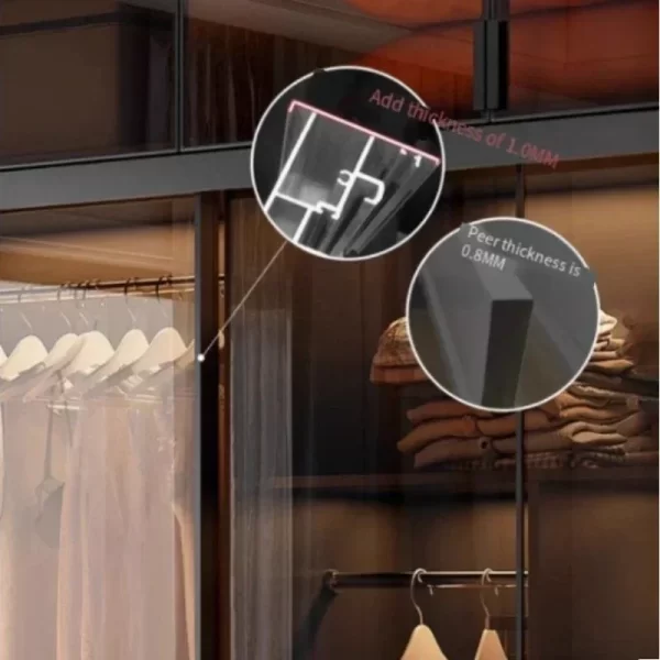 Shelf Shelve Wardrobes Organizer Underwear Nordic Storage Open Closets Cabinet Modern Ropero Armable De Ropa Bedroom Furniture - Image 6