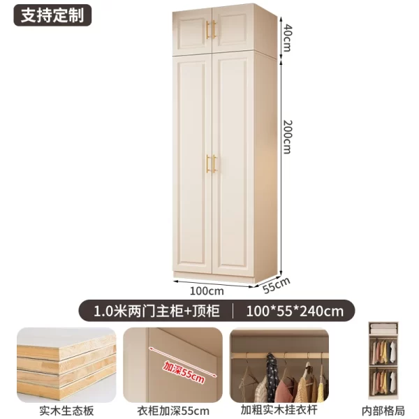 Drawers Cupboards Wardrobes Comfortable Closet Garment Cupboards White Multipurpose Space Saving Schrank Schlafzimmer Furniture - Image 10