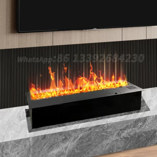 Atomizing Fireplace TV Wall Home Smart Room With Sound Of Firewood Cracking Water Steam Humidifier Vapour Electric Fireplace