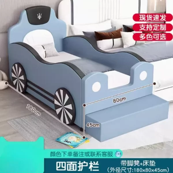 Cute Unique Modern Childrens Bed House Luxury Pretty Comferter Loft Kids Bed Baby Villa Camas De Dormitorio Bedroom Furniture - Image 8