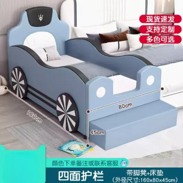 Cute Unique Modern Childrens Bed House Luxury Pretty Comferter Loft Kids Bed Baby Villa Camas De Dormitorio Bedroom Furniture - Image 7