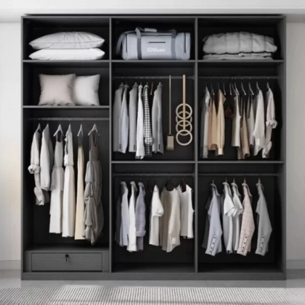 Organizer Underwear Wardrobe Cabinet Storage Shelves Glass Doors Cupboard Wardrobes Support Cupboard Home Bedroom Furniture - Image 6